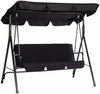 3 - Seat Patio Swing Canopy, Adjustable Canopy, Removable Cushions - Aroflit