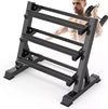 3 - Tier Dumbbell Rack Stand, Heavy - Duty, Space - Saving Design - Aroflit