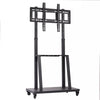 30" - 80" Modern TV Stand Rolling Rack with Wheels, Adjustable & Mobile - Aroflit