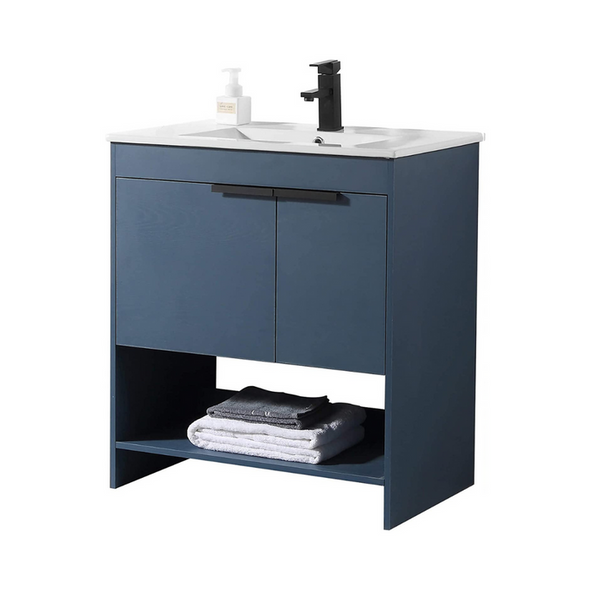 30" Bathroom Vanity With Sink-Aroflit