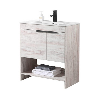 30" Bathroom Vanity With Sink-Aroflit