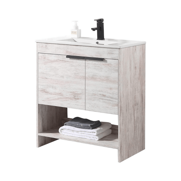 30" Bathroom Vanity With Sink - Aroflit
