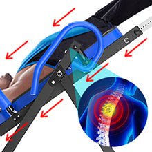 300 LBS Gravity Inversion Table Adjustable Lumbar, Foldable Design - Aroflit