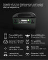 300W 220V Portable Power Station Solar Portable Outdoor Emergency Power Supply - Aroflit