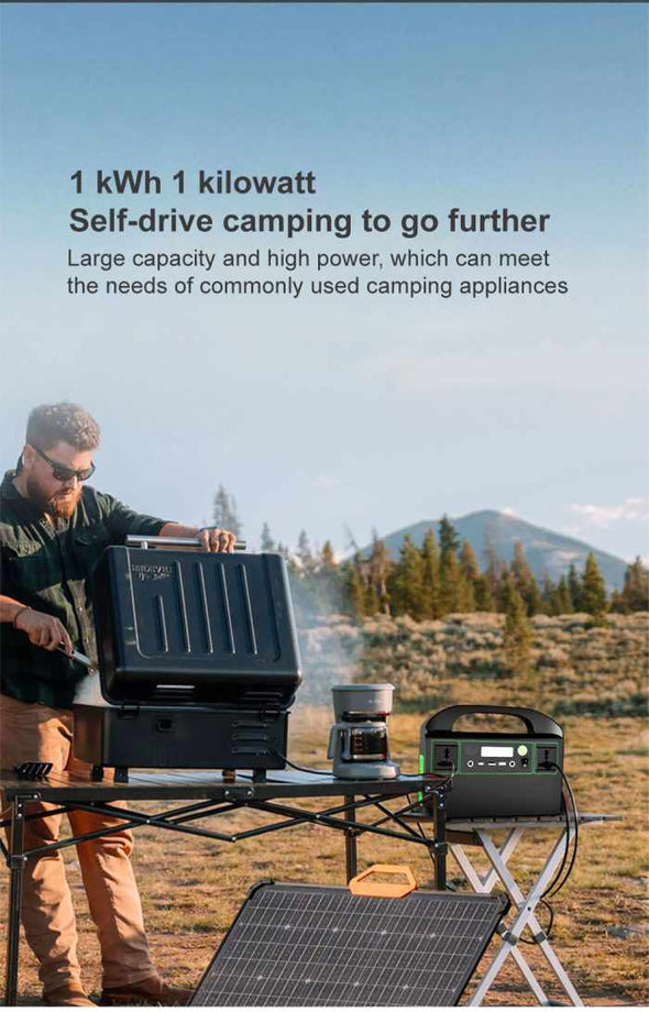 300W 220V Portable Power Station Solar Portable Outdoor Emergency Power Supply - Aroflit