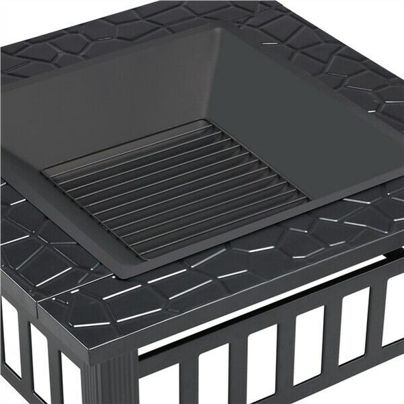 32" Multipurpose Outdoor Fire Pit, Fire Pit and Cooler Combo - Aroflit