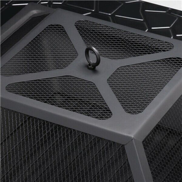 32" Multipurpose Outdoor Fire Pit, Fire Pit and Cooler Combo - Aroflit