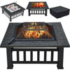 32" Multipurpose Outdoor Fire Pit, Fire Pit and Cooler Combo - Aroflit