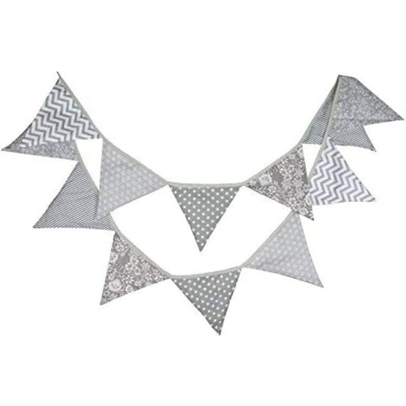 3.3M Two Layer Flag Banner with 12 Triangle Pennants - Aroflit