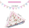3.3M Two Layer Flag Banner with 12 Triangle Pennants - Aroflit