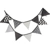 3.3M Two Layer Flag Banner with 12 Triangle Pennants - Aroflit