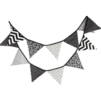 3.3M Two Layer Flag Banner with 12 Triangle Pennants - Aroflit