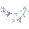 3.3M Two Layer Flag Banner with 12 Triangle Pennants - Aroflit