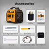 3500W Gas Powered Portable Inverter Generator - 58 dB Home Backup - Aroflit