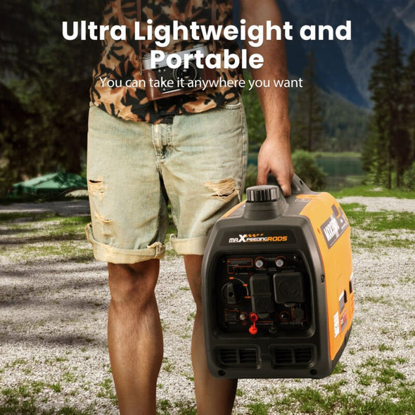 3500W Gas Powered Portable Inverter Generator - 58 dB Home Backup - Aroflit