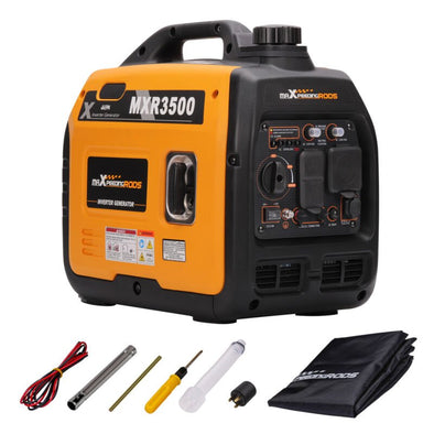 3500W Gas Powered Portable Inverter Generator - 58 dB Home Backup - Aroflit