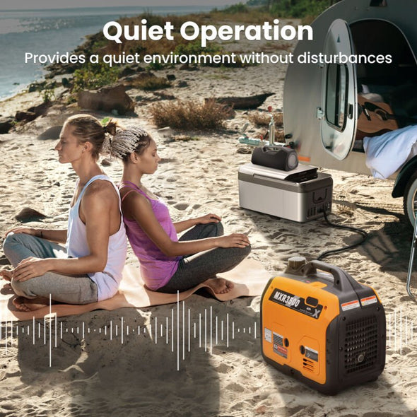 3500W Gas Powered Portable Inverter Generator - 58 dB Home Backup - Aroflit