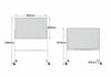 36" x 24" Rolling Dry Erase Board, Magnetic, Adjustable Height - Aroflit