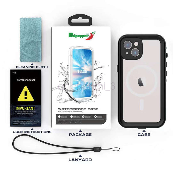 360° Cover For iPhone Full Waterproof Shockproof Case