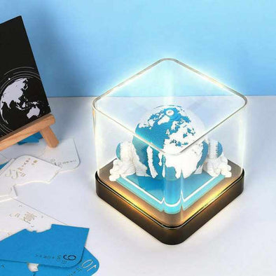 3D Earth 2024 Calendar With Lights