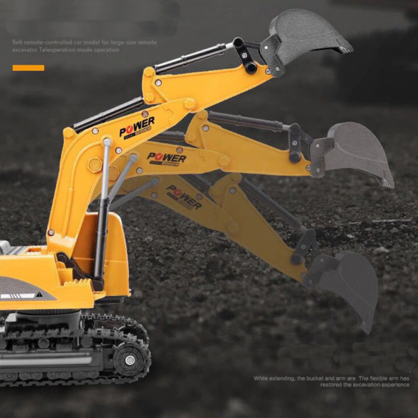 Remote Control Excavator Toy, Full Function RC Construction Truck