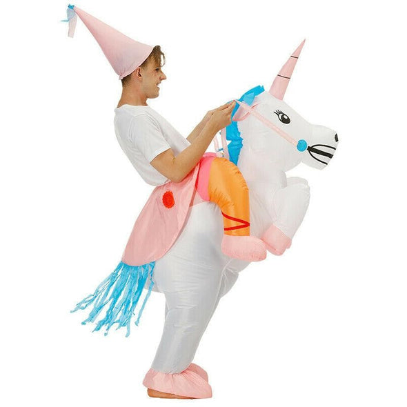 Funny Inflatable Blow-Up Adult Halloween Costume, Fun Party Suit