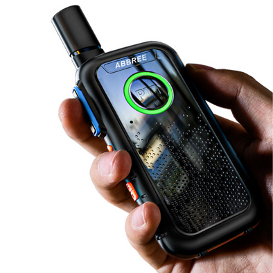 Long Distance Waterproof Two-Way Walkie Talkie with Emergency Features