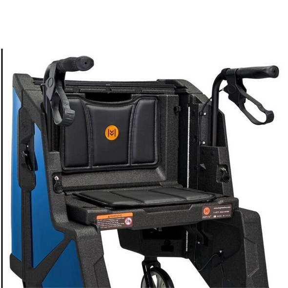 Heavy Duty 4 Wheel Elderly Mobility Walker Rollator With Seat