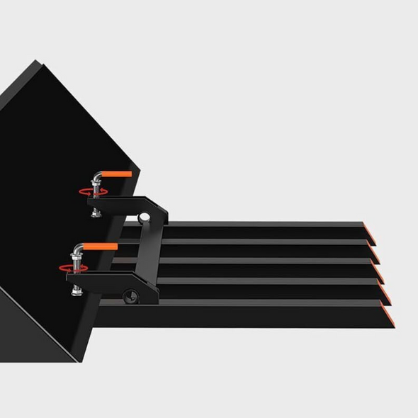 Heavy Duty Skid Steer Loader Fork Attachment - 2500 lbs Capacity