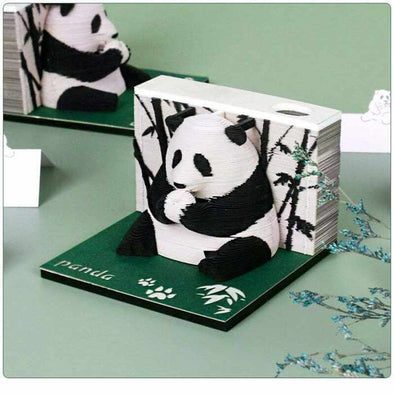 3D Panda Memo Pad - Aroflit
