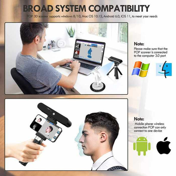 3D Scanner with Turntable and Power Bank - Aroflit