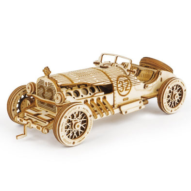 3D Wooden Puzzle – Train Model Building Educational For Children in Wood - Aroflit
