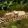 3D Wooden Puzzle – Train Model Building Educational For Children in Wood - Aroflit