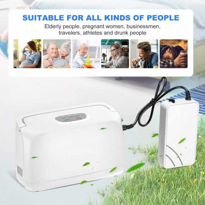3L/min Light Portable Oxygen Concentrator With Free Carry Bag - Oxygen - View #6