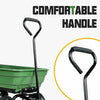 4 Wheeled Garden Wheelbarrow﻿ Lawn Carts-Aroflit