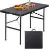 4 FT Lightweight Folding Table, Portable Dining Table - Aroflit