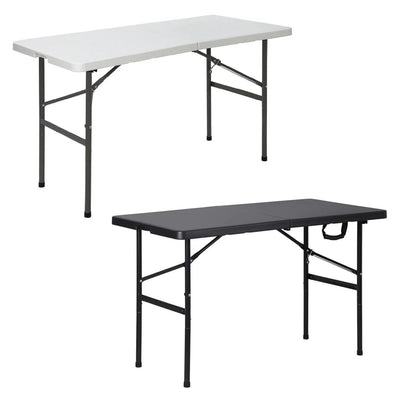 4 FT Lightweight Folding Table, Portable Dining Table - Aroflit