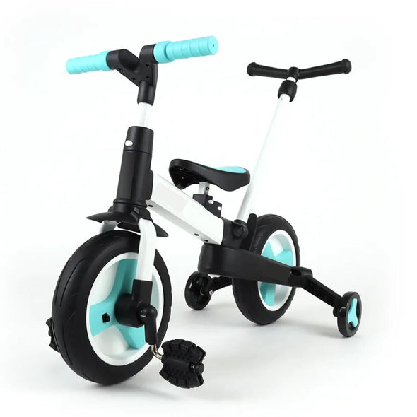 4-in-1 Balance Bike with Parent Push Handle Trike