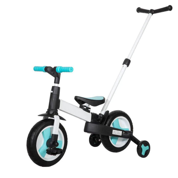 4-in-1 Balance Bike with Parent Push Handle Trike