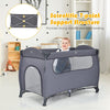 4 - in - 1 Foldable Baby Travel Crib with Infant Changing Table - Aroflit