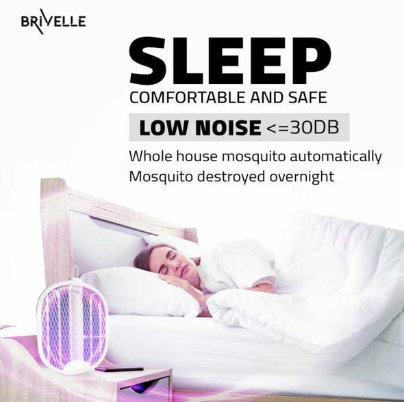 4 - in - 1 Foldable Electric Mosquito Killer Swatter - Aroflit