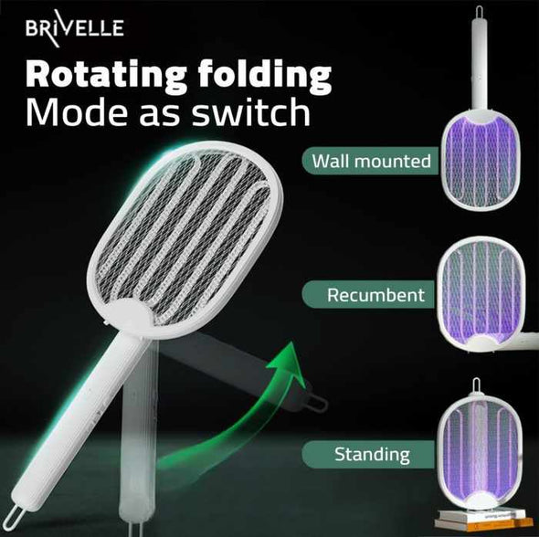 4 - in - 1 Foldable Electric Mosquito Killer Swatter - Aroflit