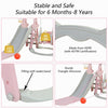 4 - in - 1 Kids Slide & Swing Set Indoor Outdoor Playground Playset - Aroflit