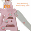 4 - in - 1 Kids Slide & Swing Set Indoor Outdoor Playground Playset - Aroflit