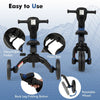 4 - in - 1 Kids Tricycle Foldable Toddler Balance Bike - Aroflit