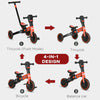 4 in 1 Kids Tricycle with Parent Push Handle - Aroflit