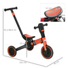 4 in 1 Kids Tricycle with Parent Push Handle - Aroflit