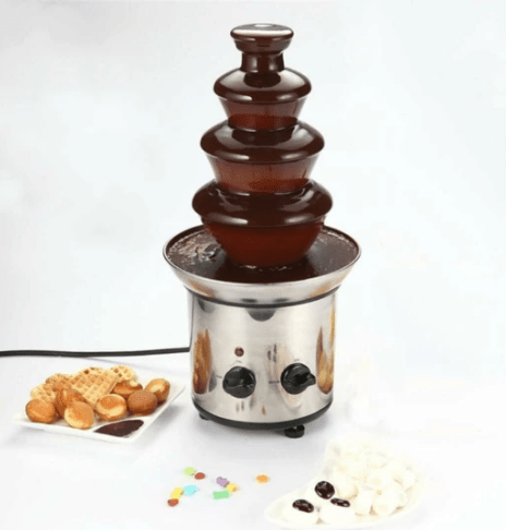 4 - Tier Chocolate Fondue Fountain Machine for Parties and Events - Aroflit