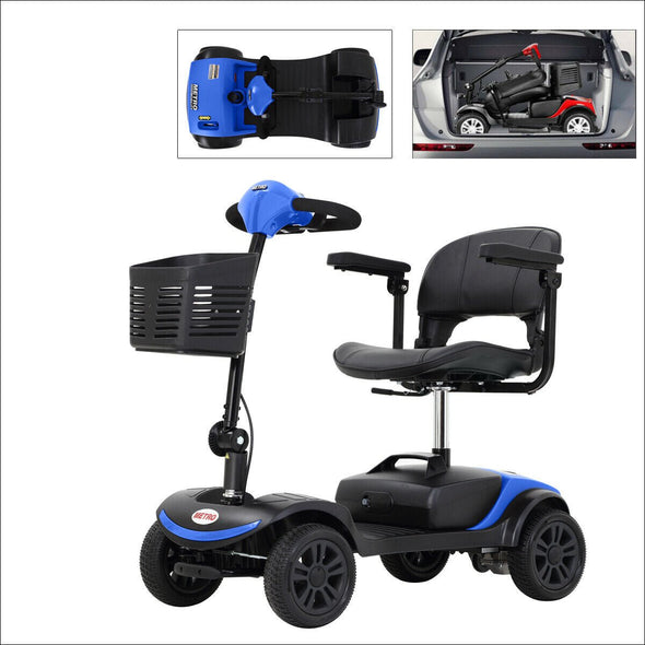 4 Wheel Electric Mobility Scooter, Electric Wheelchair , 120 kg Capacity - Aroflit