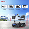4 Wheel Electric Mobility Scooter, Electric Wheelchair , 120 kg Capacity - Aroflit